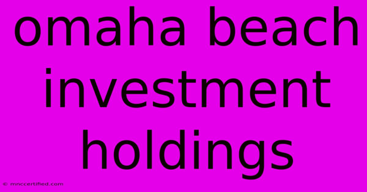 Omaha Beach Investment Holdings