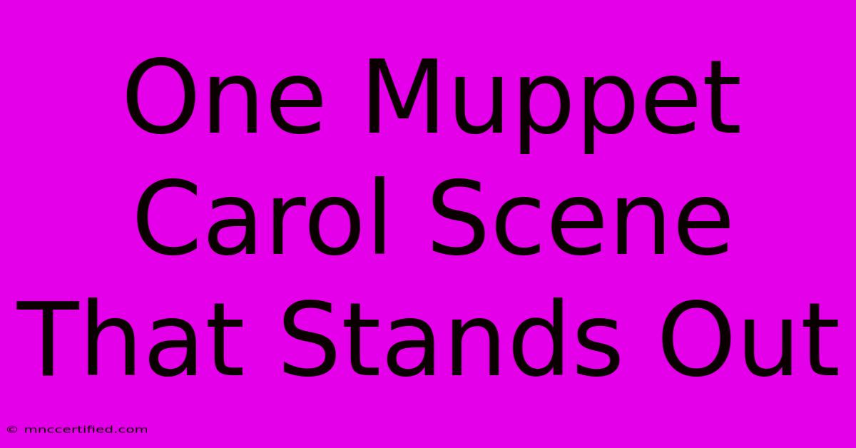 One Muppet Carol Scene That Stands Out