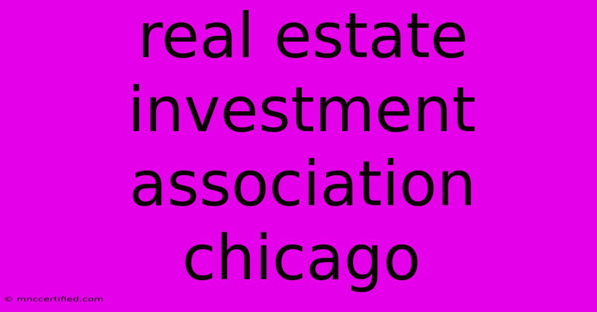 Real Estate Investment Association Chicago