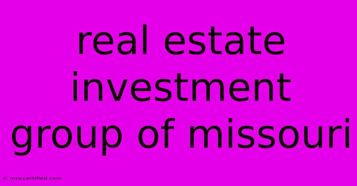 Real Estate Investment Group Of Missouri