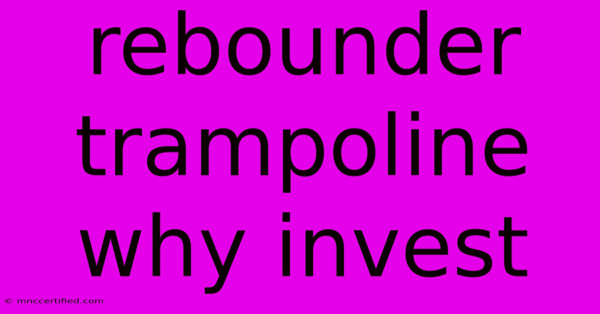 Rebounder Trampoline Why Invest