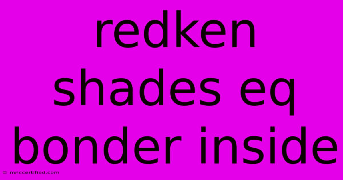 Redken Shades Eq Bonder Inside