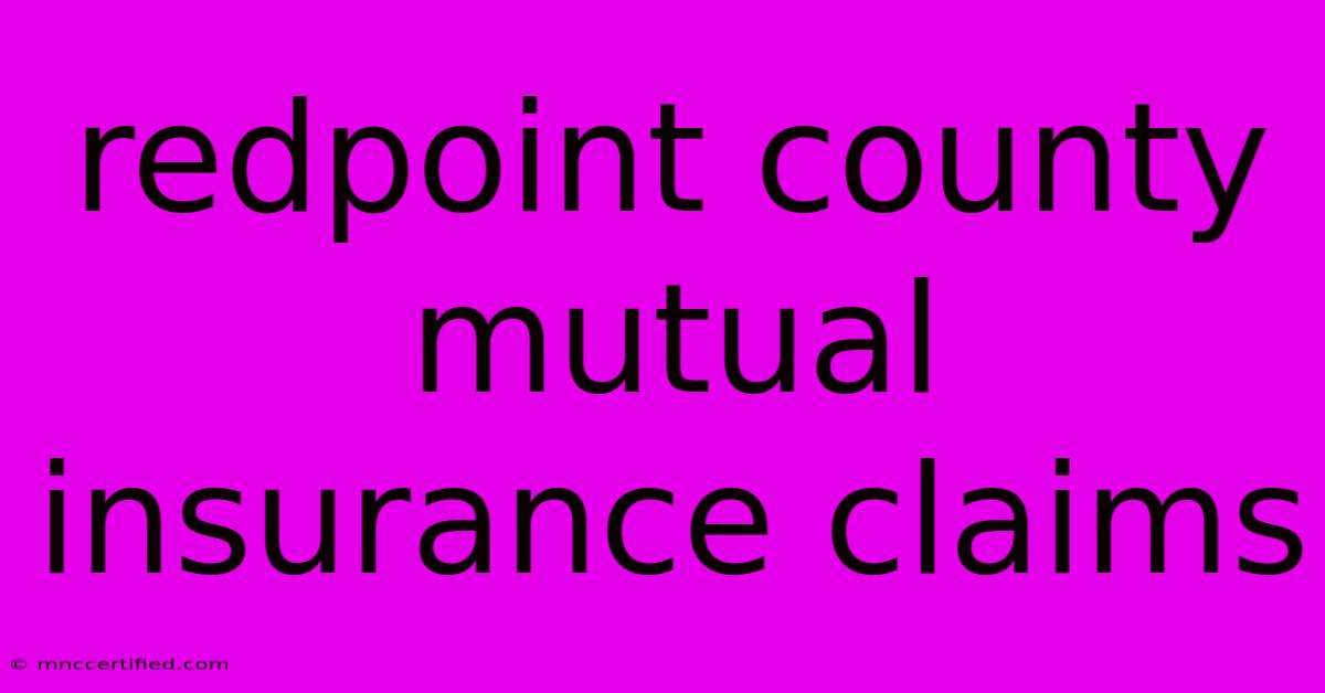 Redpoint County Mutual Insurance Claims