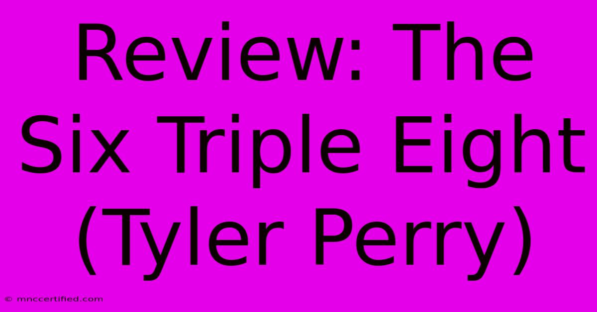 Review: The Six Triple Eight (Tyler Perry)