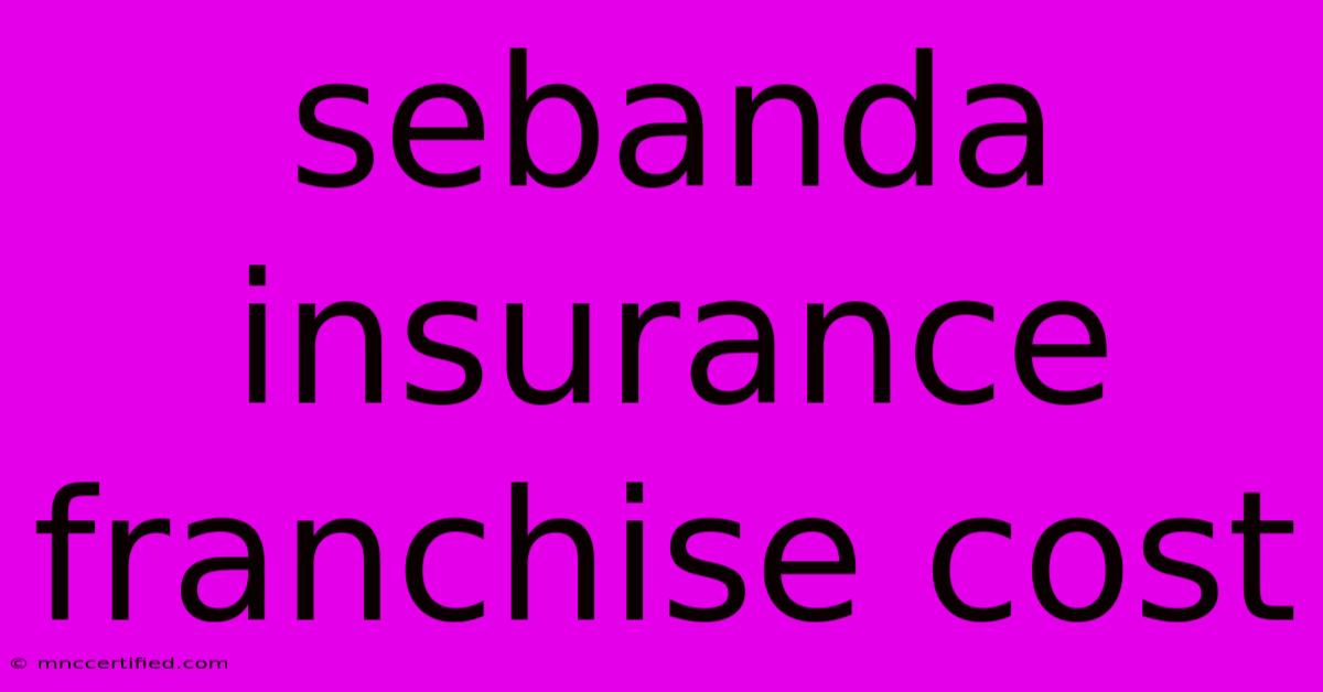 Sebanda Insurance Franchise Cost