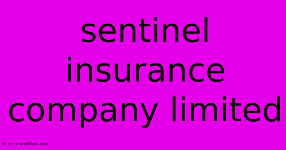 Sentinel Insurance Company Limited