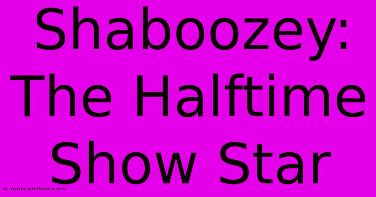 Shaboozey: The Halftime Show Star