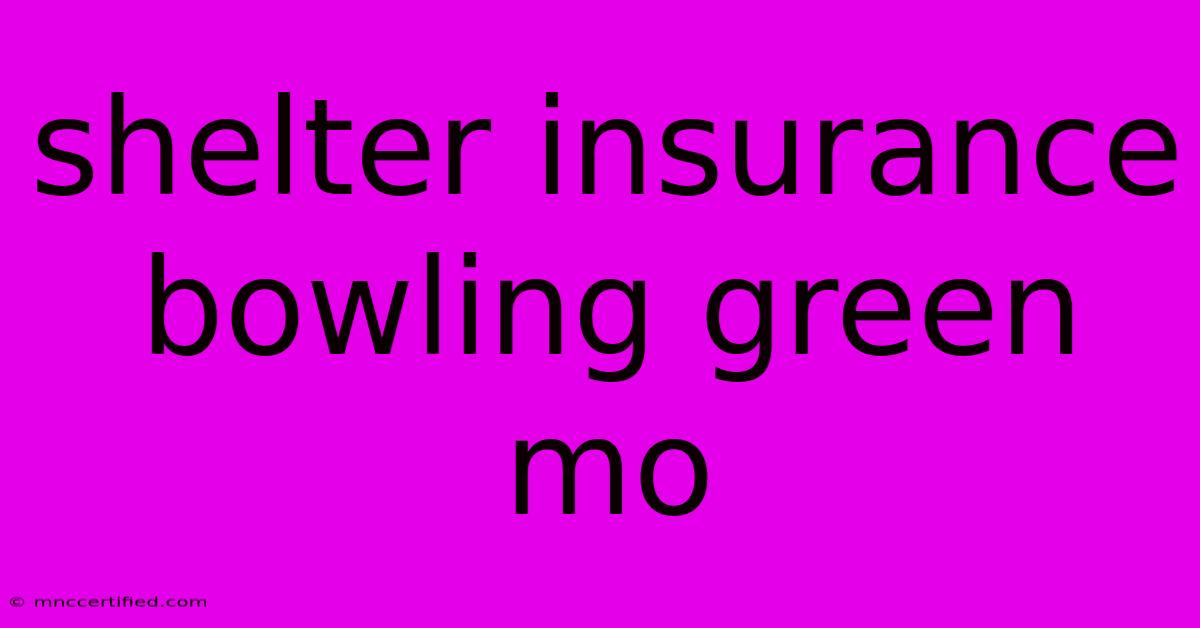 Shelter Insurance Bowling Green Mo