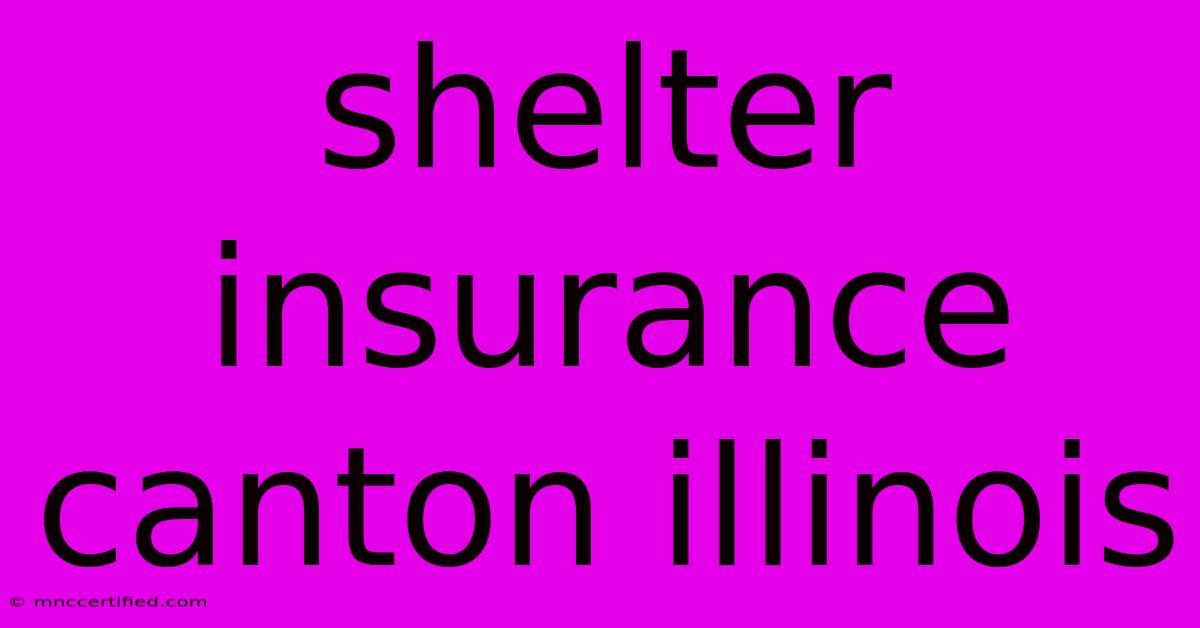 Shelter Insurance Canton Illinois