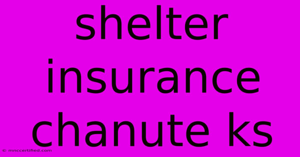 Shelter Insurance Chanute Ks