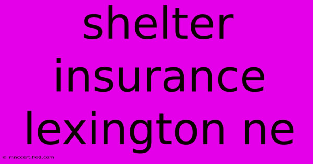 Shelter Insurance Lexington Ne