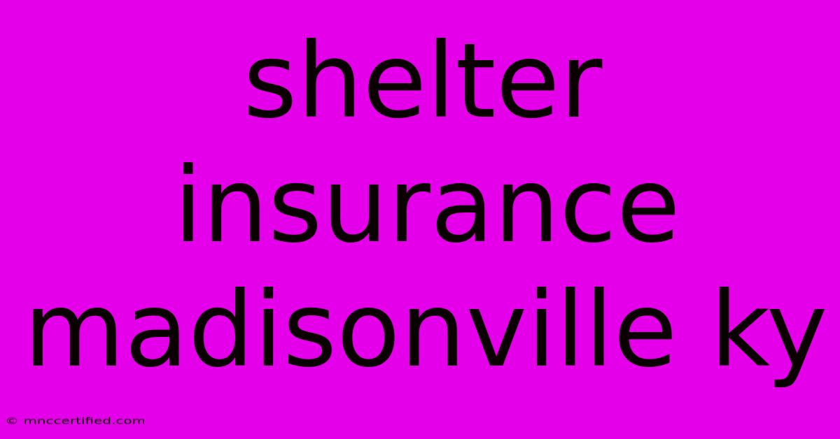 Shelter Insurance Madisonville Ky