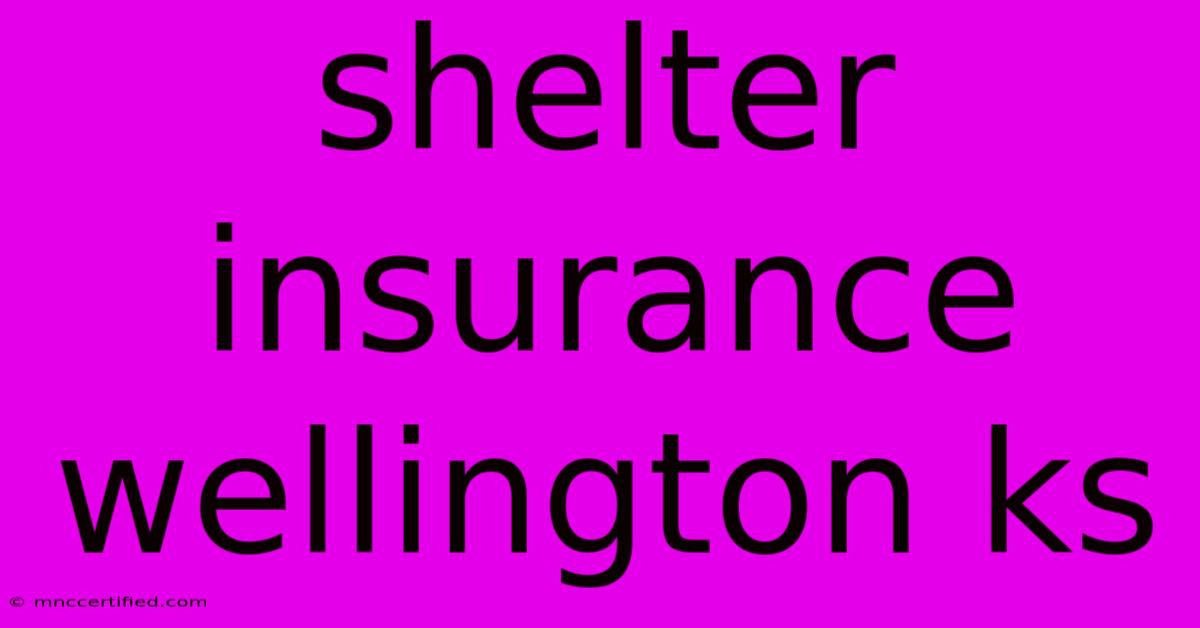 Shelter Insurance Wellington Ks