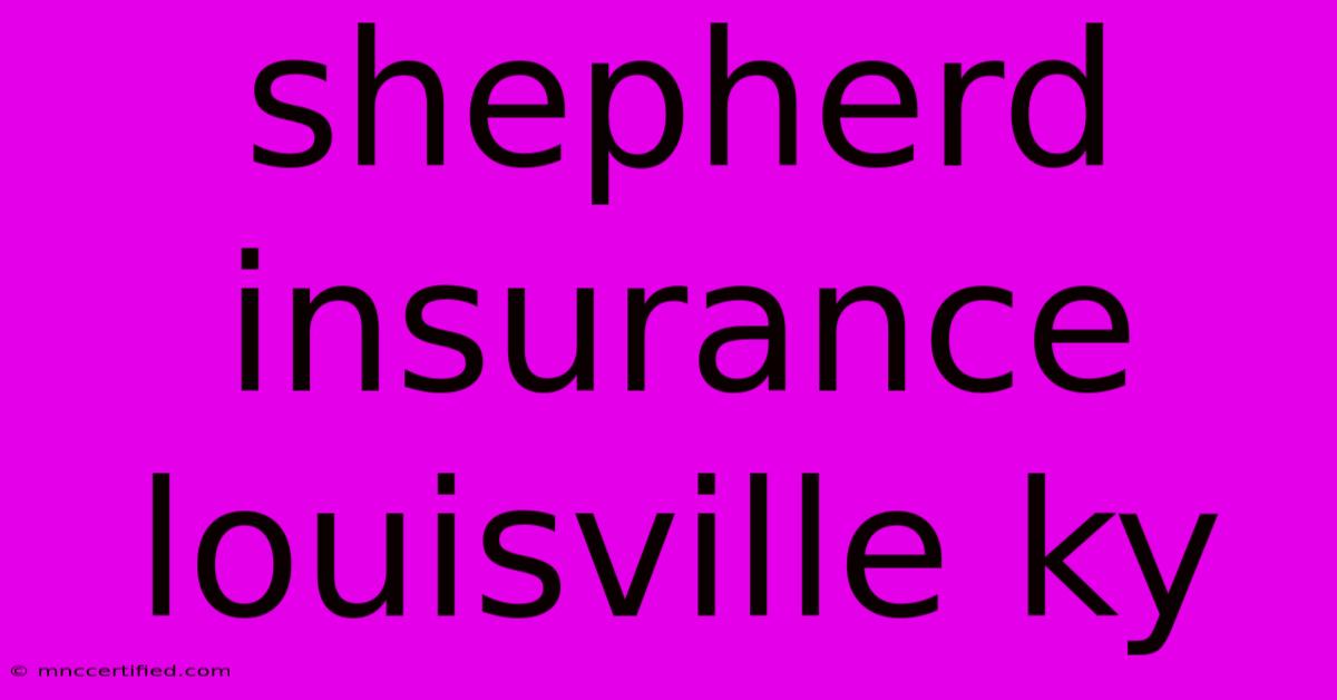 Shepherd Insurance Louisville Ky