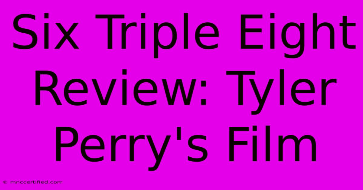 Six Triple Eight Review: Tyler Perry's Film