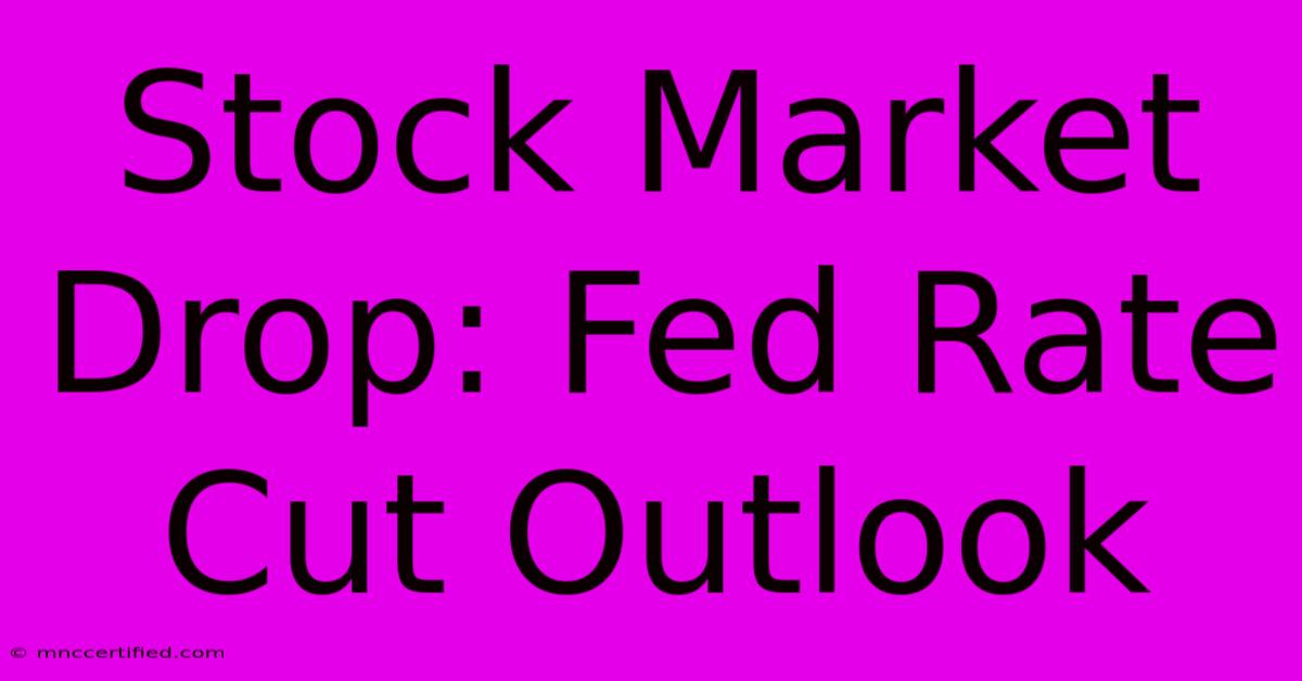 Stock Market Drop: Fed Rate Cut Outlook