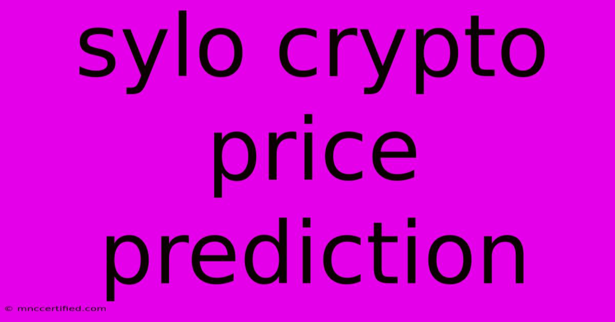 Sylo Crypto Price Prediction