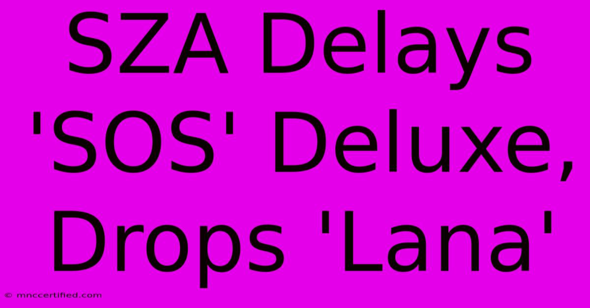 SZA Delays 'SOS' Deluxe, Drops 'Lana'