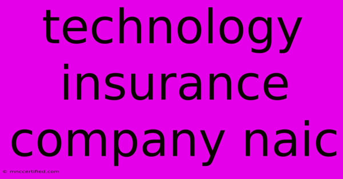 Technology Insurance Company Naic