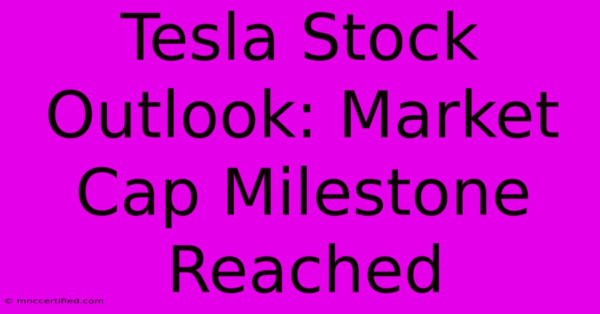 Tesla Stock Outlook: Market Cap Milestone Reached