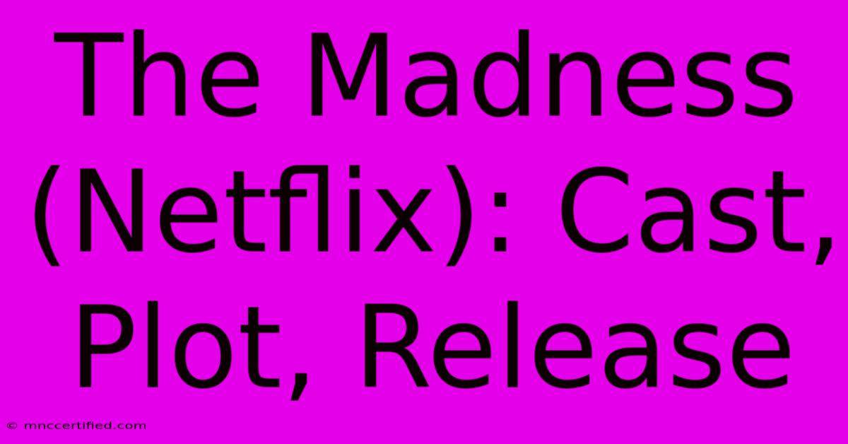 The Madness (Netflix): Cast, Plot, Release