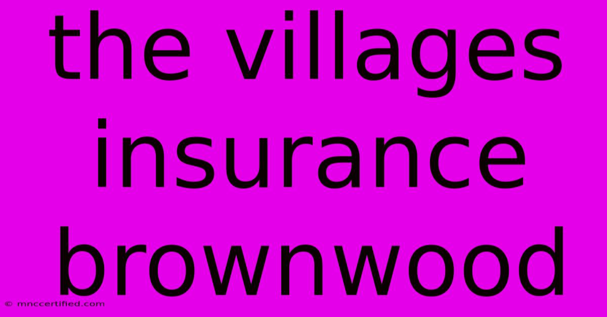 The Villages Insurance Brownwood