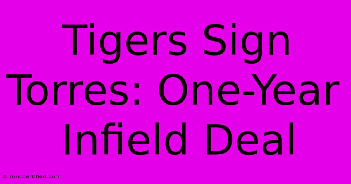 Tigers Sign Torres: One-Year Infield Deal