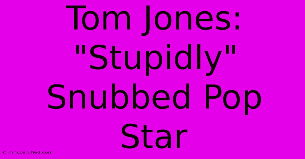 Tom Jones: 