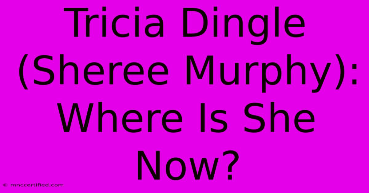 Tricia Dingle (Sheree Murphy): Where Is She Now?