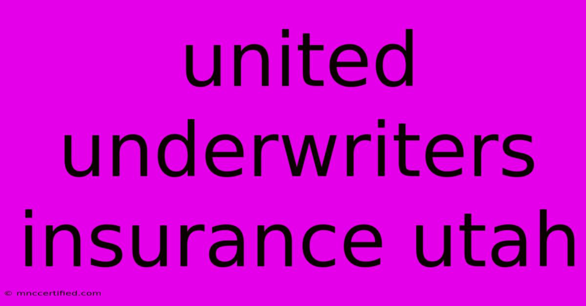 United Underwriters Insurance Utah