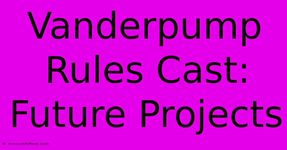 Vanderpump Rules Cast: Future Projects