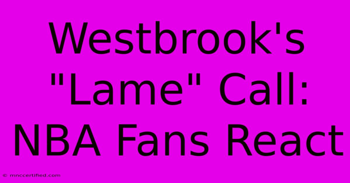 Westbrook's 