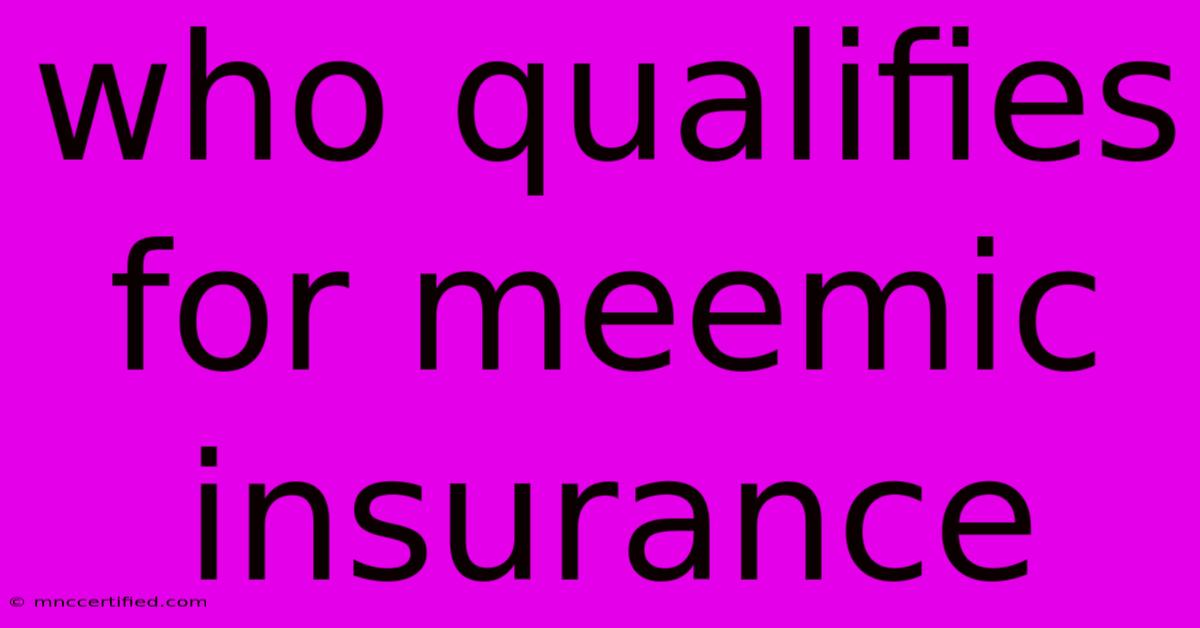 Who Qualifies For Meemic Insurance