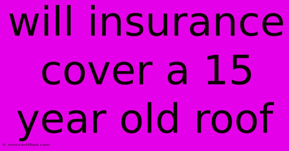 Will Insurance Cover A 15 Year Old Roof