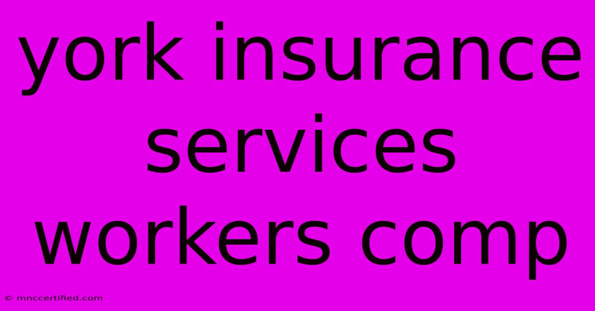 York Insurance Services Workers Comp