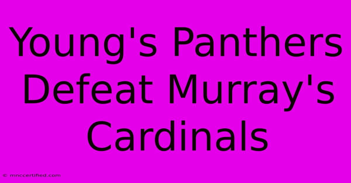 Young's Panthers Defeat Murray's Cardinals