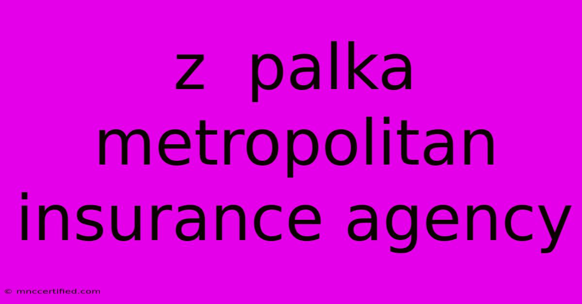 Z  Palka Metropolitan Insurance Agency