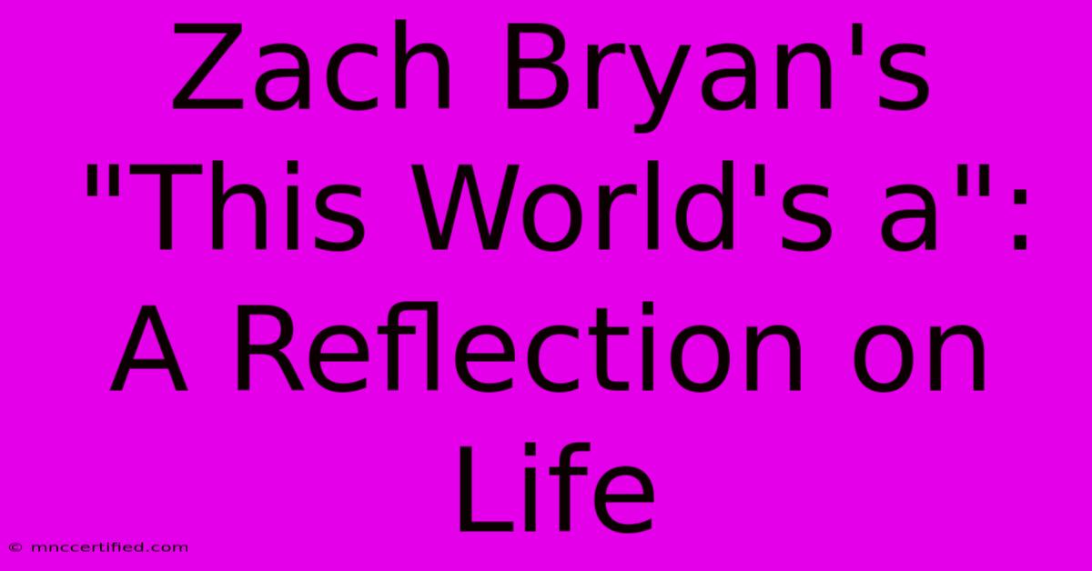 Zach Bryan's 