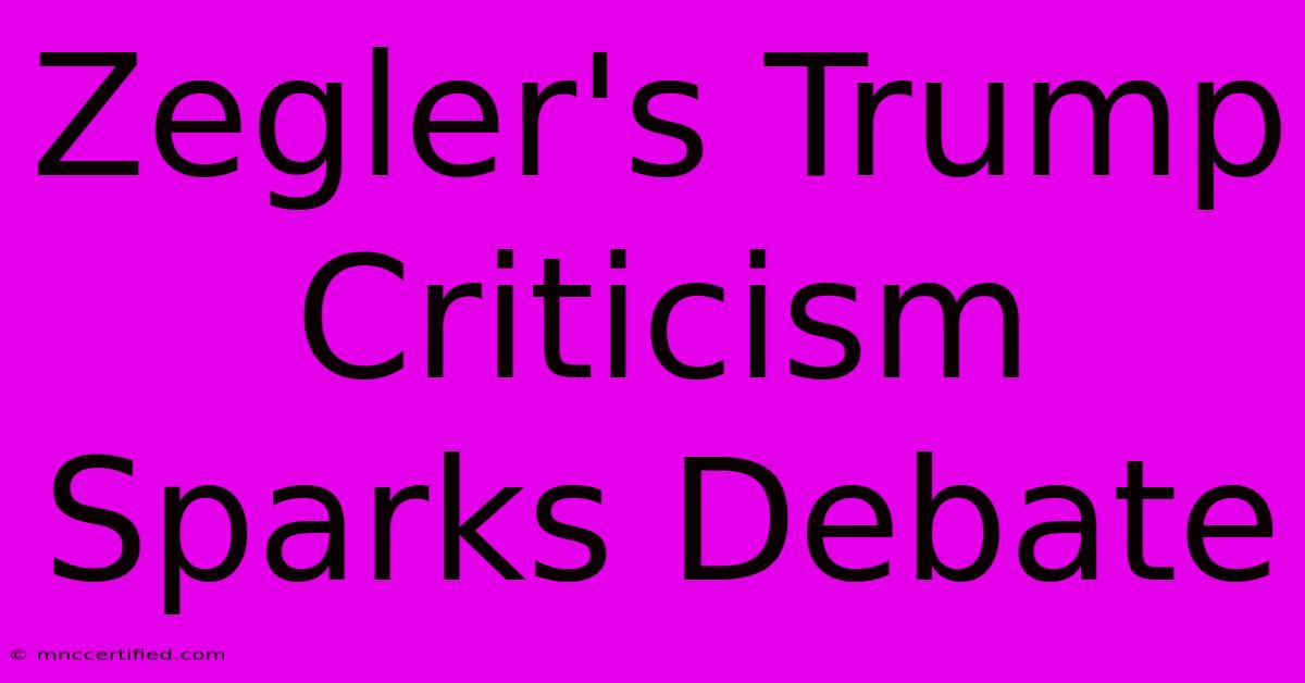 Zegler's Trump Criticism Sparks Debate 